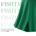 ADVIRA Emerald Green saree shapewear petticoat – view 5