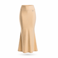 ADVIRA Golden Moonstone gold saree shapewear petticoat for women – mermaid fit, high-rise waist