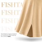 ADVIRA Golden Moonstone gold saree shapewear petticoat – view 5