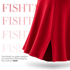 ADVIRA Scarlet Ruby red saree shapewear petticoat – view 5