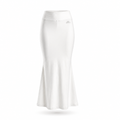 ADVIRA Swanlight White saree shapewear petticoat for women – mermaid fit, high-rise waist
