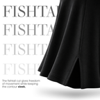 ADVIRA Midnight Noir black saree shapewear petticoat – view 5