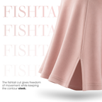 ADVIRA Rosette Pink saree shapewear petticoat – view 5