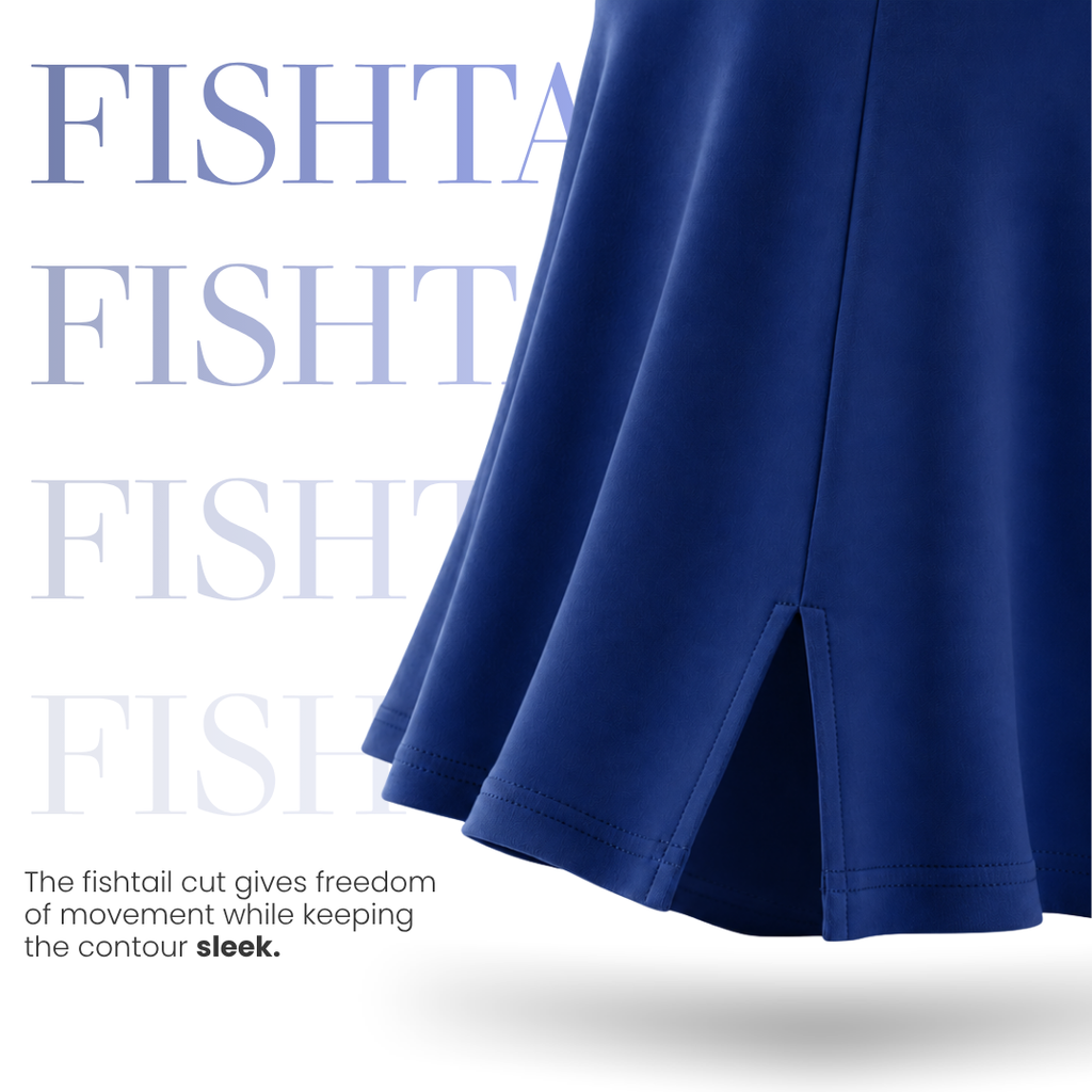 ADVIRA Bleu Royale blue saree shapewear petticoat – view 5