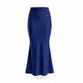 ADVIRA Bleu Royale blue saree shapewear petticoat for women – mermaid fit, high-rise waist