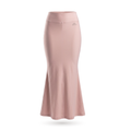 ADVIRA Rosette Pink saree shapewear petticoat for women – mermaid fit, high-rise waist